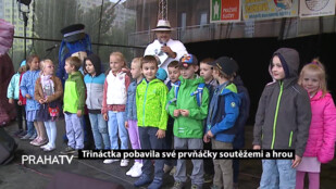 Třináctka pobavila své prvňáčky soutěžemi a hrou