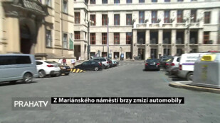 Z Mariánského náměstí brzy zmizí automobily