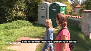 Lidé nesouhlasí s úpravou Strahovských zahrad