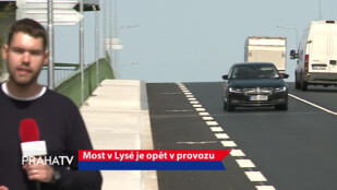 Most v Lysé je opět v provozu
