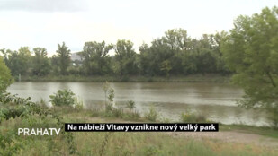 Na nábřeží Vltavy vznikne nový velký park