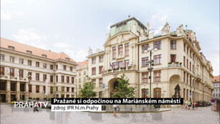 Pražané si odpočinou na Mariánském náměstí