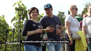 Botanická zahrada patřila vínu a burčáku