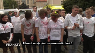 Edward varuje před nepozorností chodců