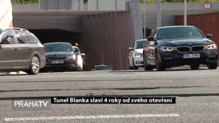 Tunel Blanka slaví 4 roky od svého otevření