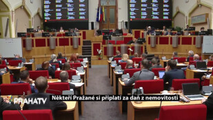 Někteří Pražané si připlatí za daň z nemovitosti