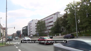 Evropskou ulici čekají opravy vozovky