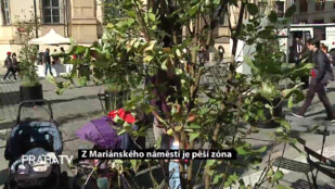 Z Mariánského náměstí je pěší zóna
