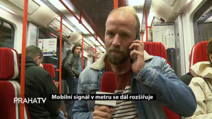 Mobilní signál v metru se dál rozšiřuje