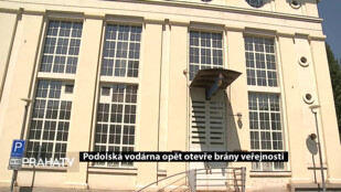 Podolská vodárna opět otevře brány veřejnosti