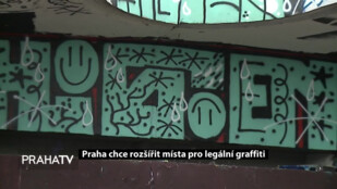 Praha chce rozšířit místa pro legální graffiti