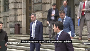 Memorandum pomůže dopravním stavbám