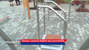 Domov seniorů Dobříš má nové hřiště