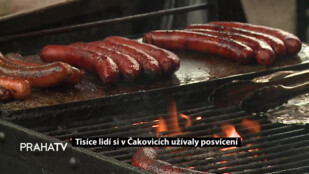 Tisíce lidí si v Čakovicích užívaly posvícení