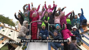 V Praze 13 vyrostl unikátní prvek pro děti