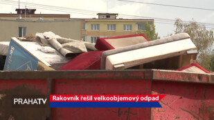Rakovník řešil velkoobjemový odpad