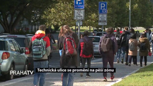 Technická ulice se promění na pěší zónu