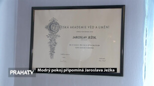 Modrý pokoj připomíná Jaroslava Ježka