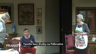 Famílie baví diváky Na Fidlovačce