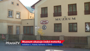 Muzeum ukazuje české motorky