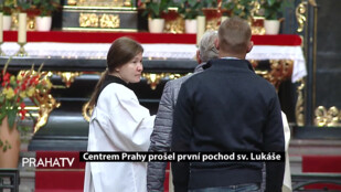 Centrem Prahy prošel první pochod sv. Lukáše