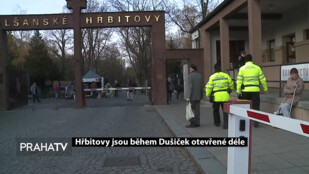 Pražské hřbitovy jsou na dušičky připravené