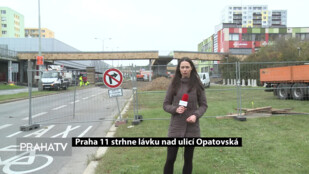 Praha 11 strhne lávku nad ulicí Opatovská