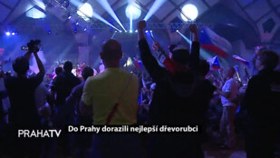 Do Prahy dorazili nejlepší dřevorubci
