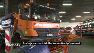 Praha je na zimní údržbu komunikací připravená