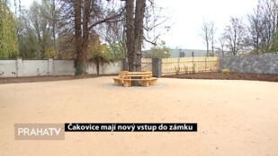 Čakovice mají nový vstup do zámku