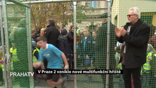 V Praze 2 vzniklo nové multifunkční hřiště