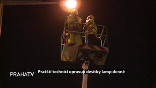Pražští technici spravují desítky lamp denně