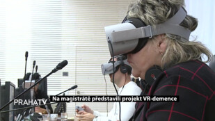 Na magistrátě představili projekt VR-demence