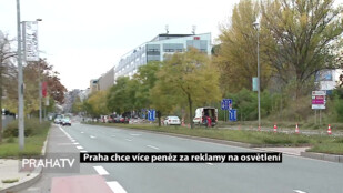 Praha chce více peněz za reklamy na osvětlení