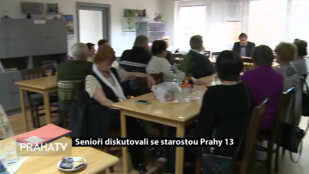 Senioři diskutovali se starostou Prahy 13