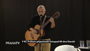 V KC Průhon připomněli listopad ´89 dva literáti