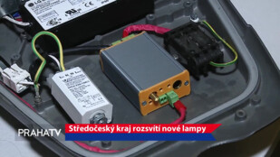 Středočeský kraj rozsvítí nové lampy