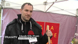 Na Petříně byly vysazeny ovocné stromy