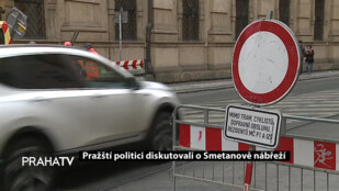 Pražští politici diskutovali o Smetanově nábřeží