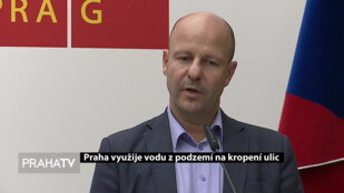 Praha využije vodu z podzemí na kropení ulic