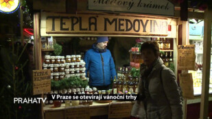 V Praze se otevírají vánoční trhy