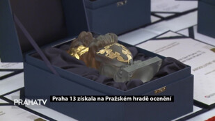 Praha 13 získala na Pražském hradě ocenění