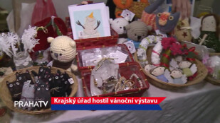 Krajský úřad hostil vánoční výstavu