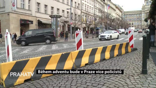 Během adventu bude v Praze více policistů
