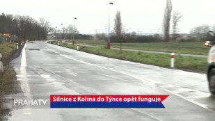 Silnice z Kolína do Týnce opět funguje
