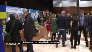 Adventní trh pomáhal charitám