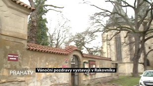 Vánoční pozdravy vystavují v Rakovníku