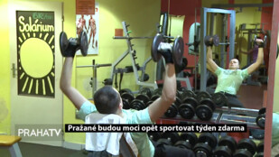 Pražané budou moci opět sportovat týden zdarma