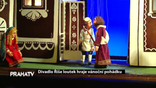 Divadlo Říše loutek hraje vánoční pohádku