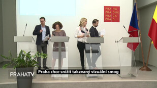 Praha chce snížit takzvaný vizuální smog